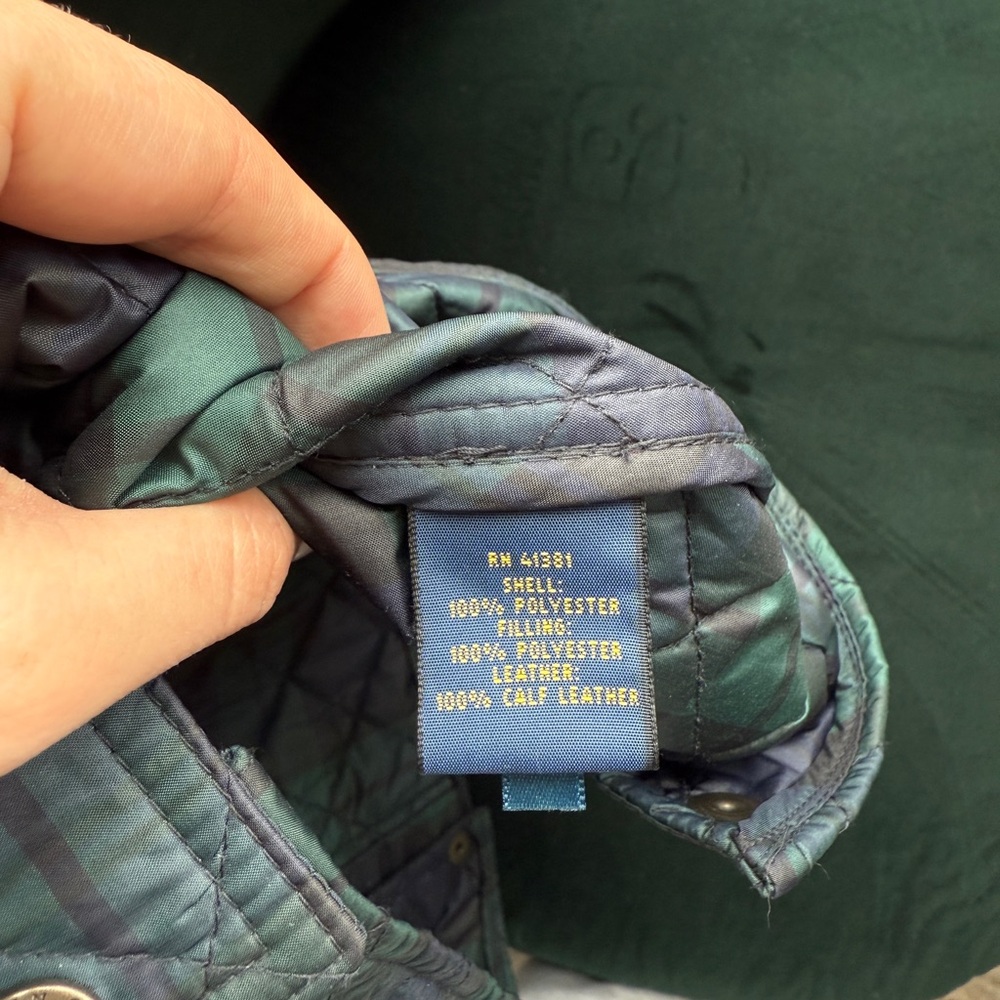 Polo Ralph Lauren Quilted Jacket Plaid - size M - Picture 6 of 17